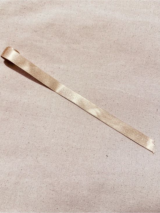 Gucci Accessories - Gucci | Ribbon | Gucci Gold Satin Ribbon Accent